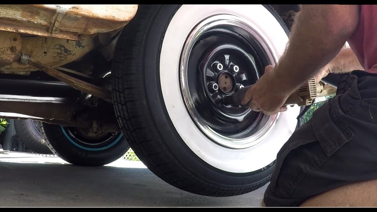 Putting New White Wall Tires on Our Ectomobile Project Car | 1959 Ford Ranch Wagon | Ghostbusters