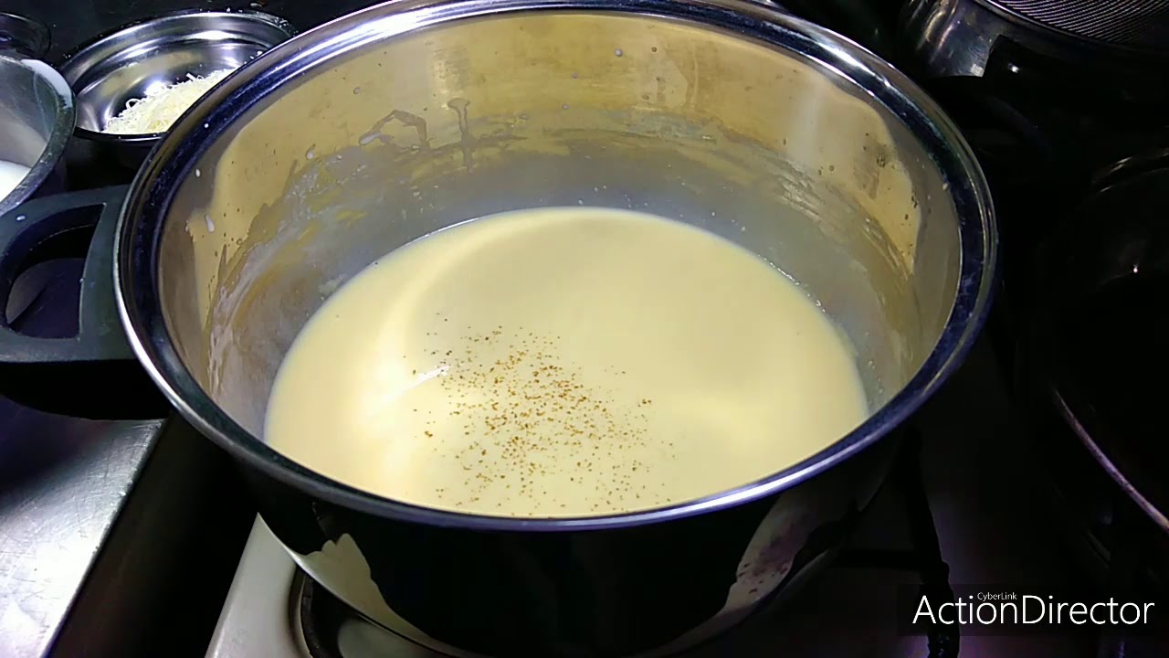 SALSA BECHAMEL Y SALSA MORNAY - técnicas básicas.