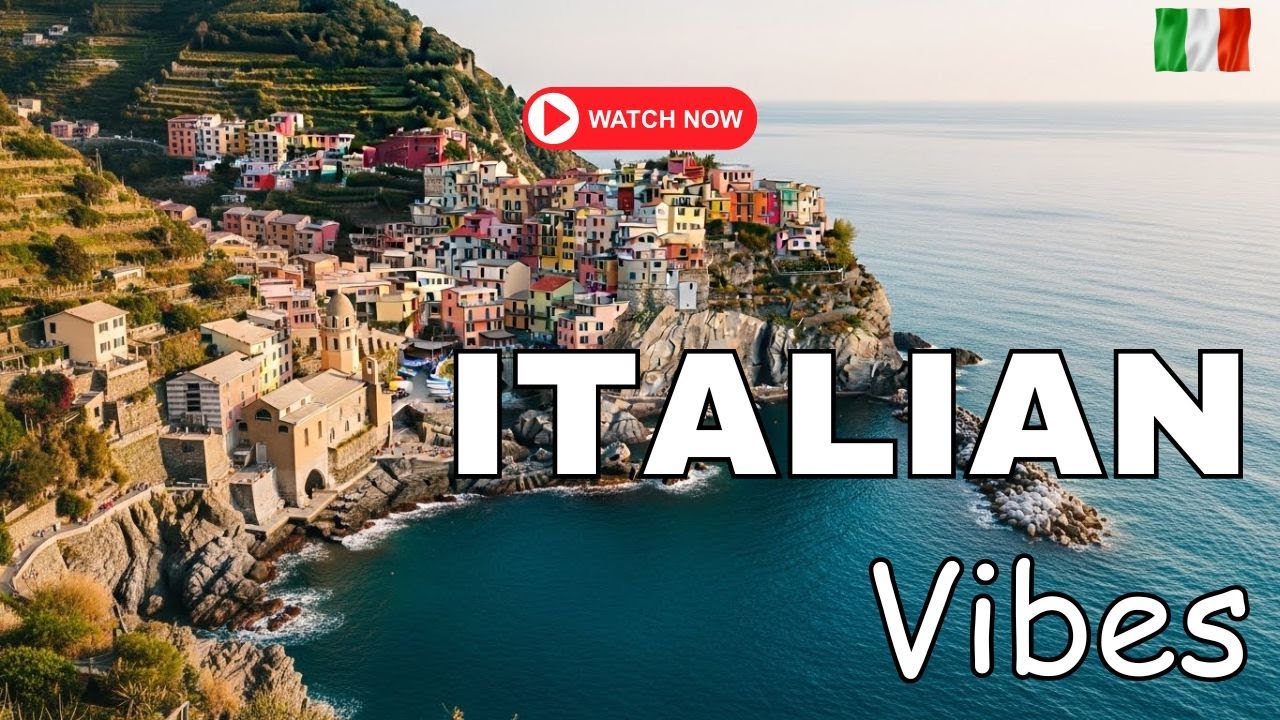Romantic Day in Italy 🇮🇹 Calm Seaside & Historic Scenery