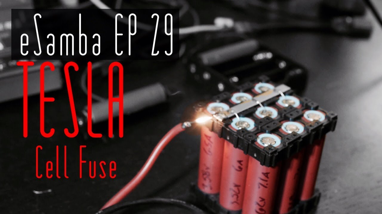 TESLA style battery cell Fuses 18650 DIY EV - eSamba