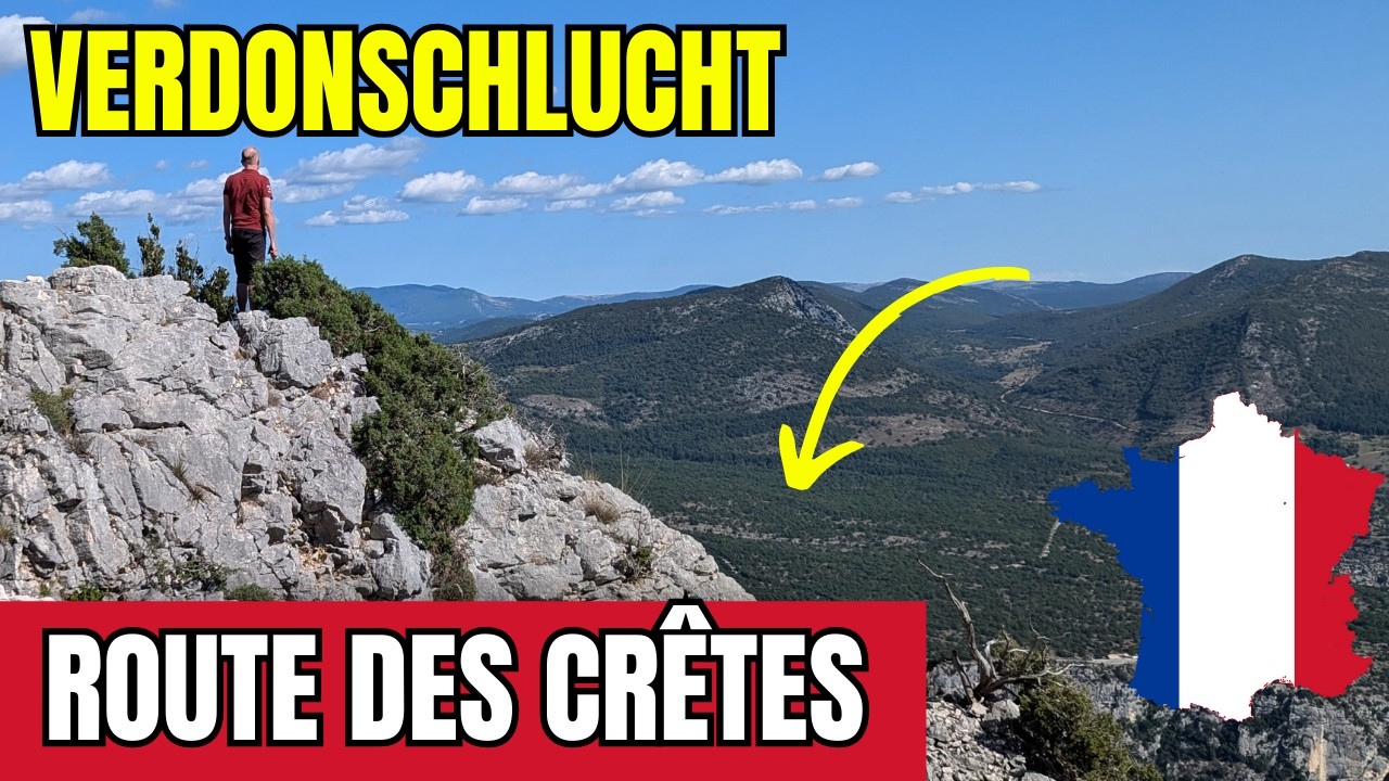 Frankreichs wilde Schluchten - Unvergleichliche Route des Crêtes hoch über der Verdonschluchtt