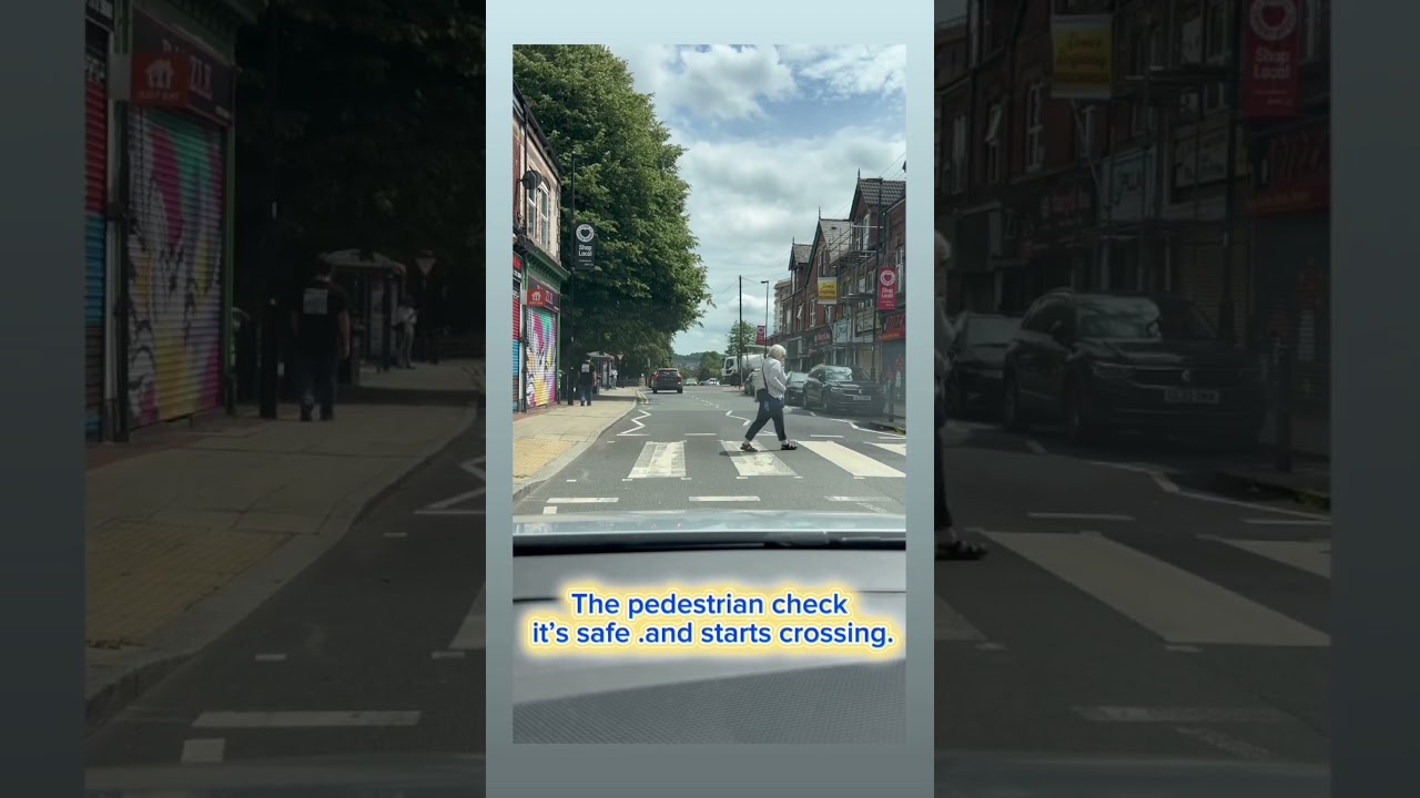 🚶 ZEBRA CROSSING &ndash; DRIVING TEST SCENARIO What would  examiners expect? #HighwayCode #ZebraCrossing