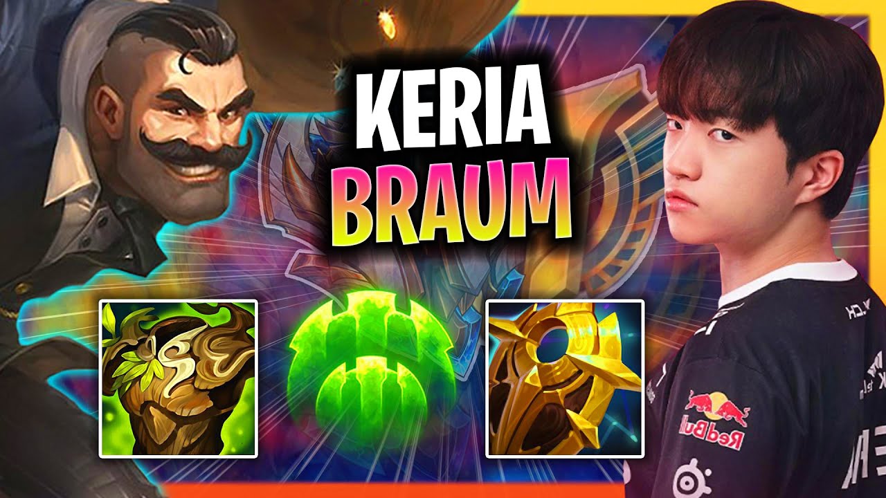 KERIA IS READY TO PLAY BRAUM! | T1 Keria Plays Braum Support vs Pyke!  Season 2024