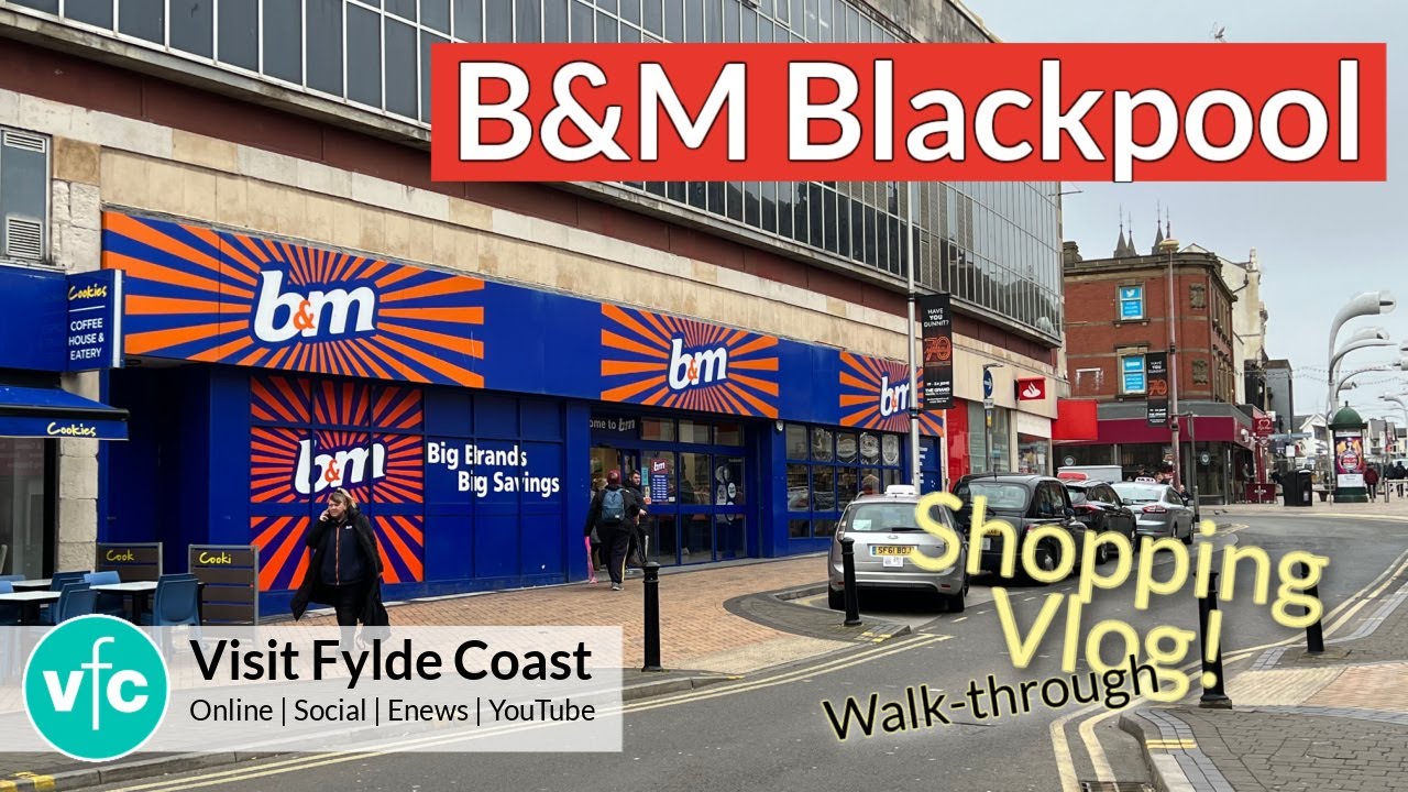 Walk Through B&M Discount Store Blackpool | UK Shopping Vlog 💰