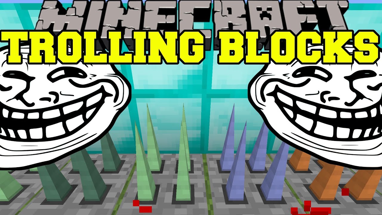 Minecraft: TROLLING BLOCKS (СЕКРЕТНЫЕ КОМНАТЫ, ТРОЛЛИНГ, ЛОВУШКИ, ПАДАЮЩИЕ БЛОКИ) Мод-витрина