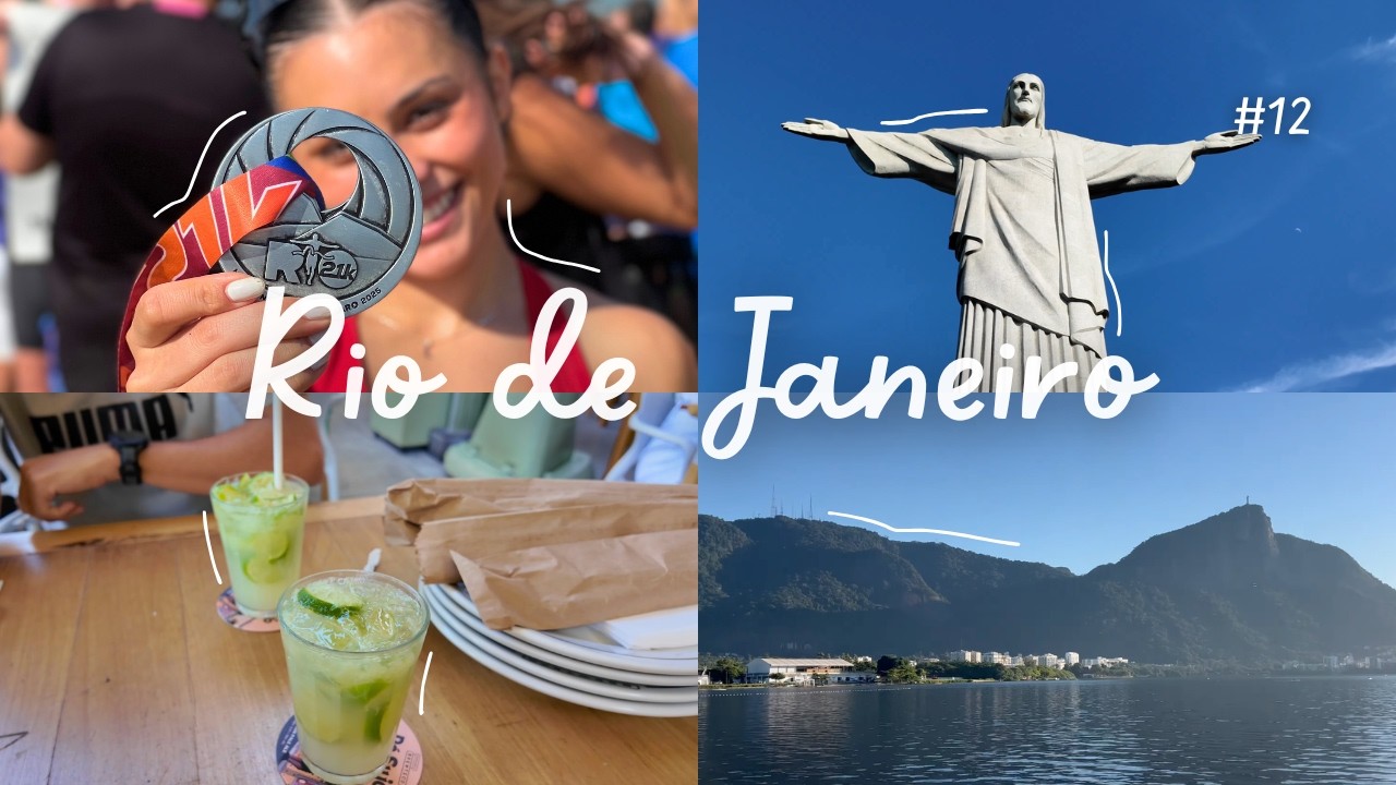 VLOG RIO DE JANEIRO: maratona do rio 2025, turistando, minha primeira meia maratona...