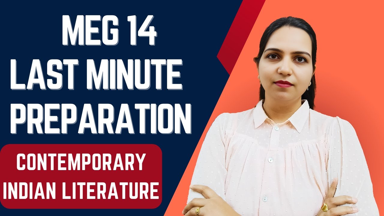 MEG 14 Last Minute Preparation | Important Topics & Tips | IGNOU MA English exam