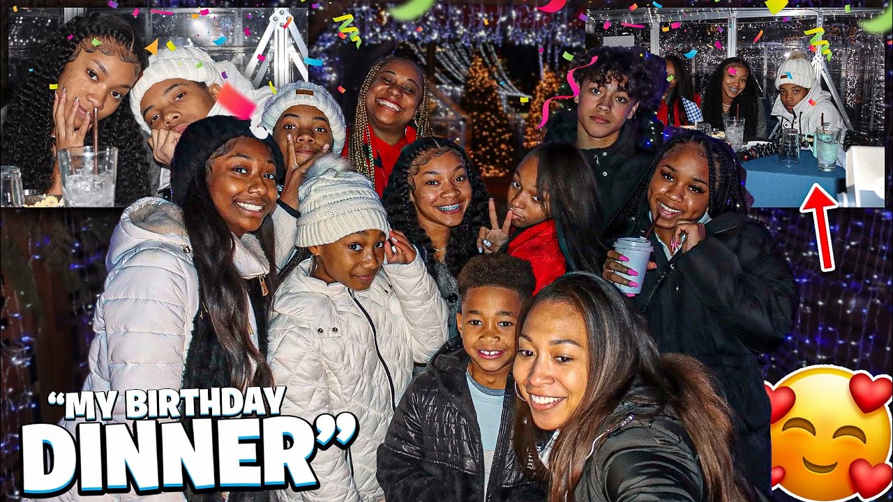 MYA'S BIRTHDAY DINNER ( I CRIED🥺 ) - vlogmas day 16