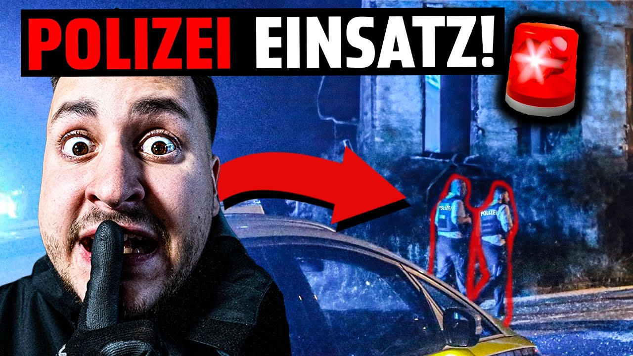 POLIZEI CRASHT OVERNIGHT im LOST PLACE! 🚨
