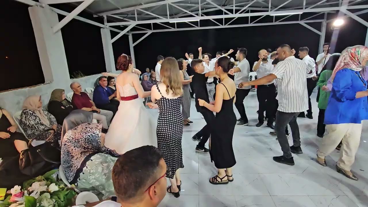 DEMİRCİ'nin HÜDÜK KÖYÜNDE SAİME UFUK KORKMAZ ÇİFTİNİN DÜĞÜN TÖRENİNDEN GÖRÜNTÜLER 14-07-2024