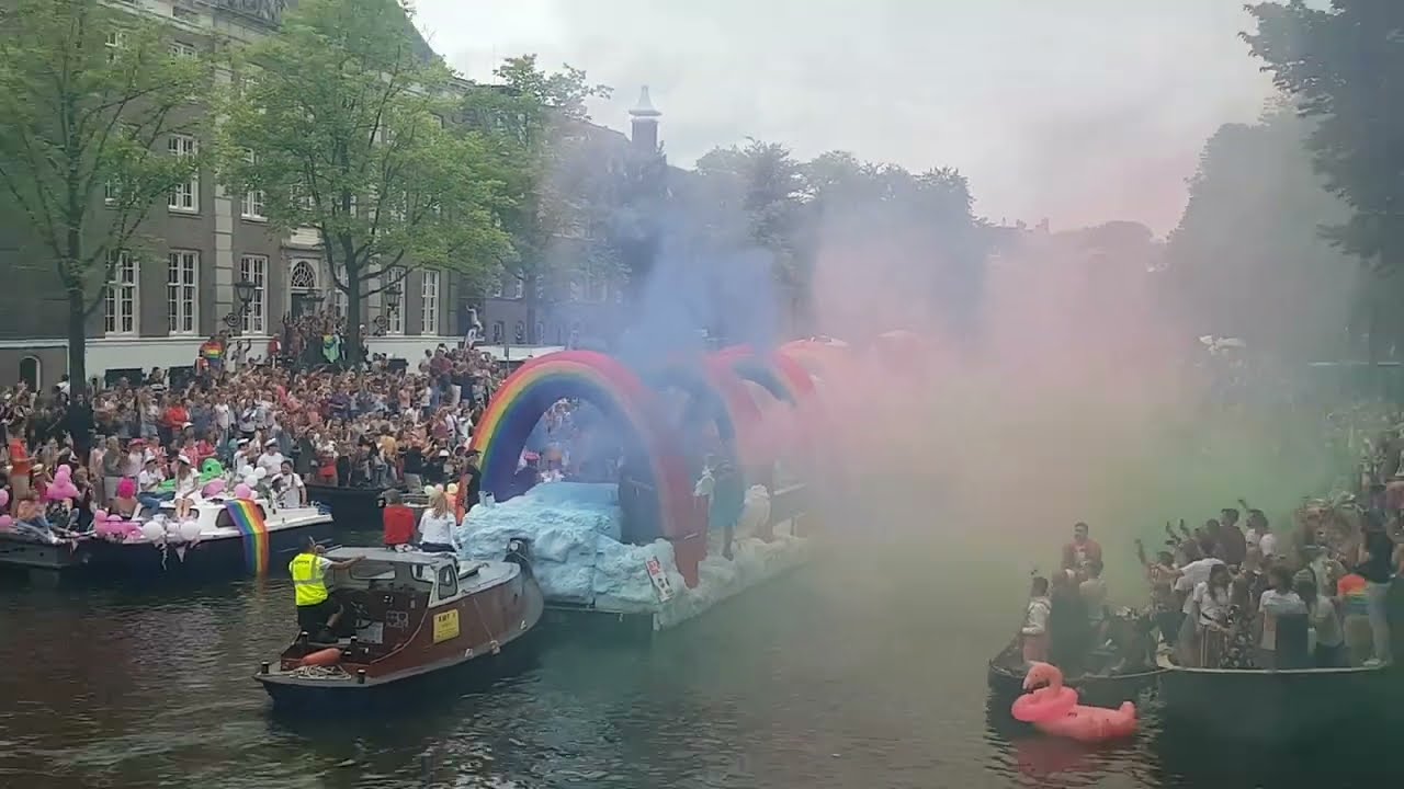 Amsterdam Canal Parade 2019 The Netherlands - Gay Pride Parade 2019 Amsterdam Holland