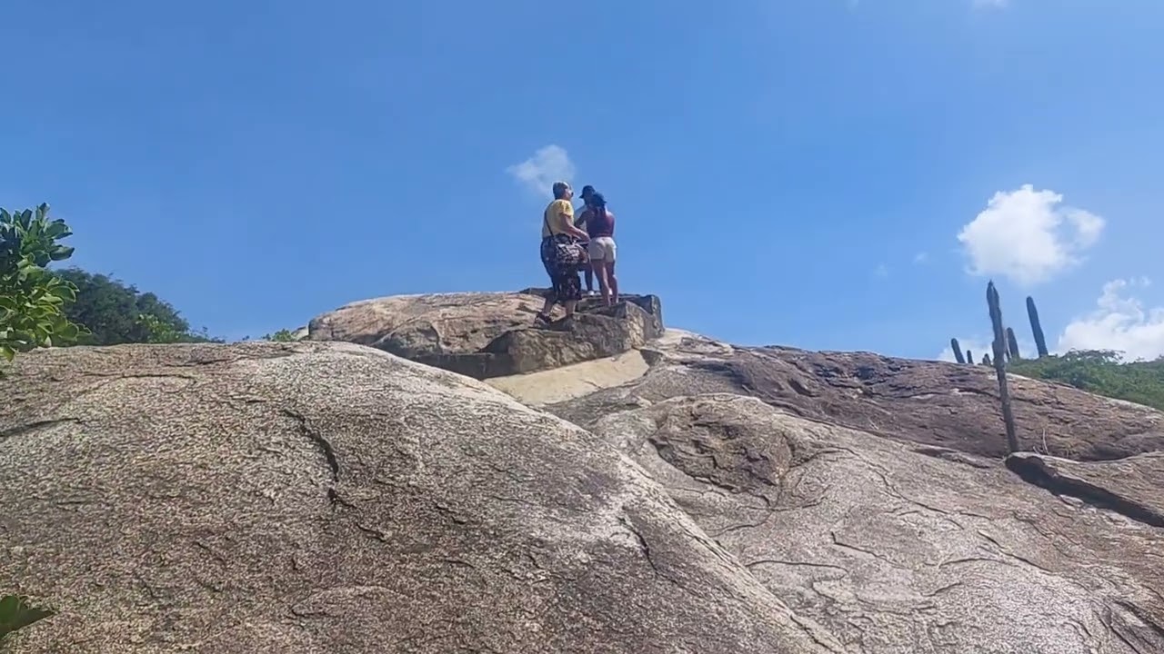 Casibari Park is huge rock formation in Oranjasted, Aruba.