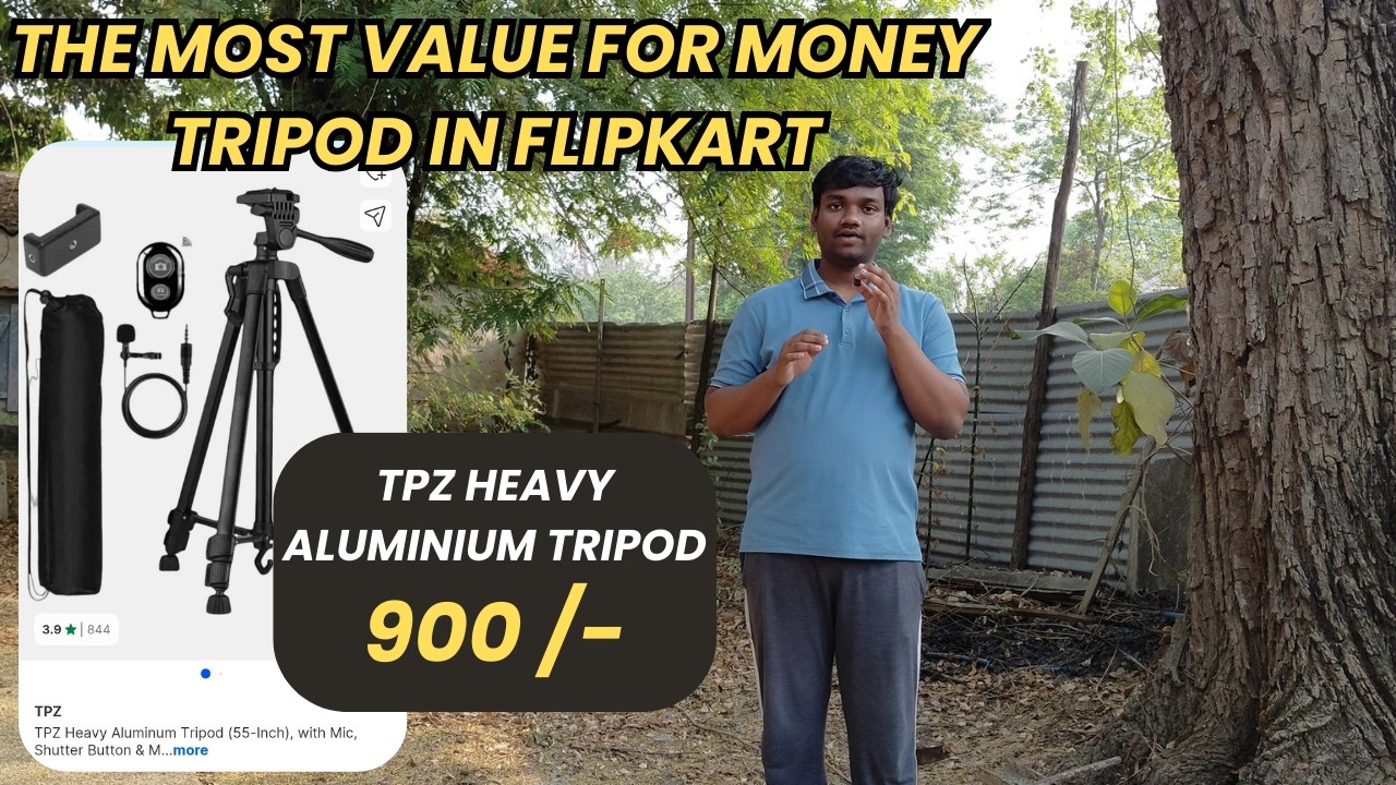 THE MOST VALUE FOR MONEY TRIPOD IN FLIPKART🔥🔥🔥 | TPZ HEAVY ALUMINUM TRIPOD 🎉🎉🎉🎉