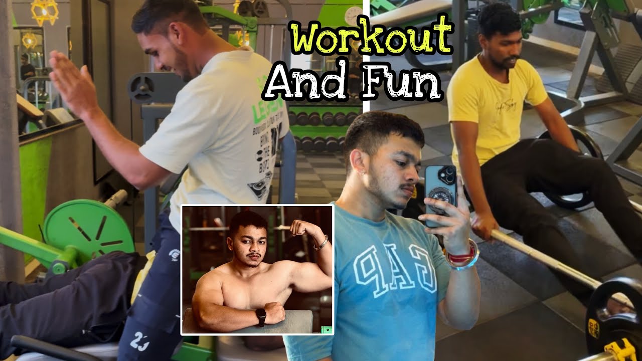 #Vlog Gym main Bakchodi 😂😂