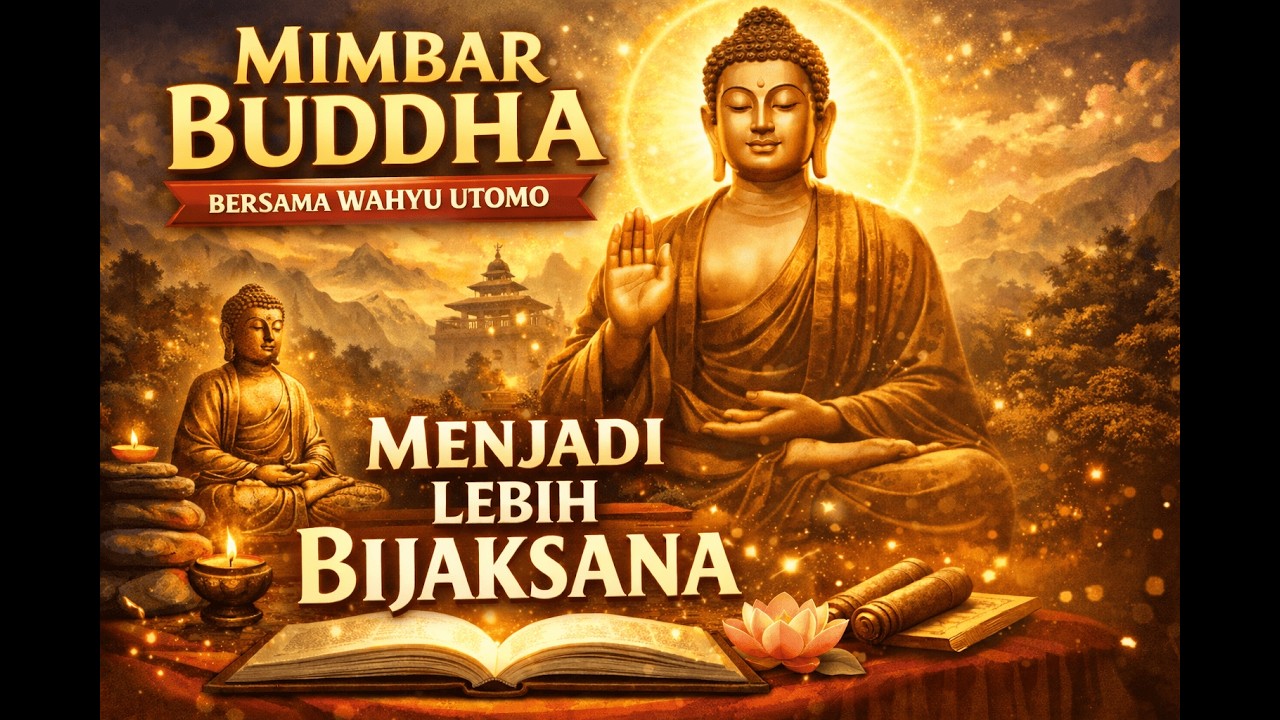 Mimbar Budha Bersama Wahyu Utomo | Menjadi Lebih Bijaksana Menurut Ajaran Gautama Buddha