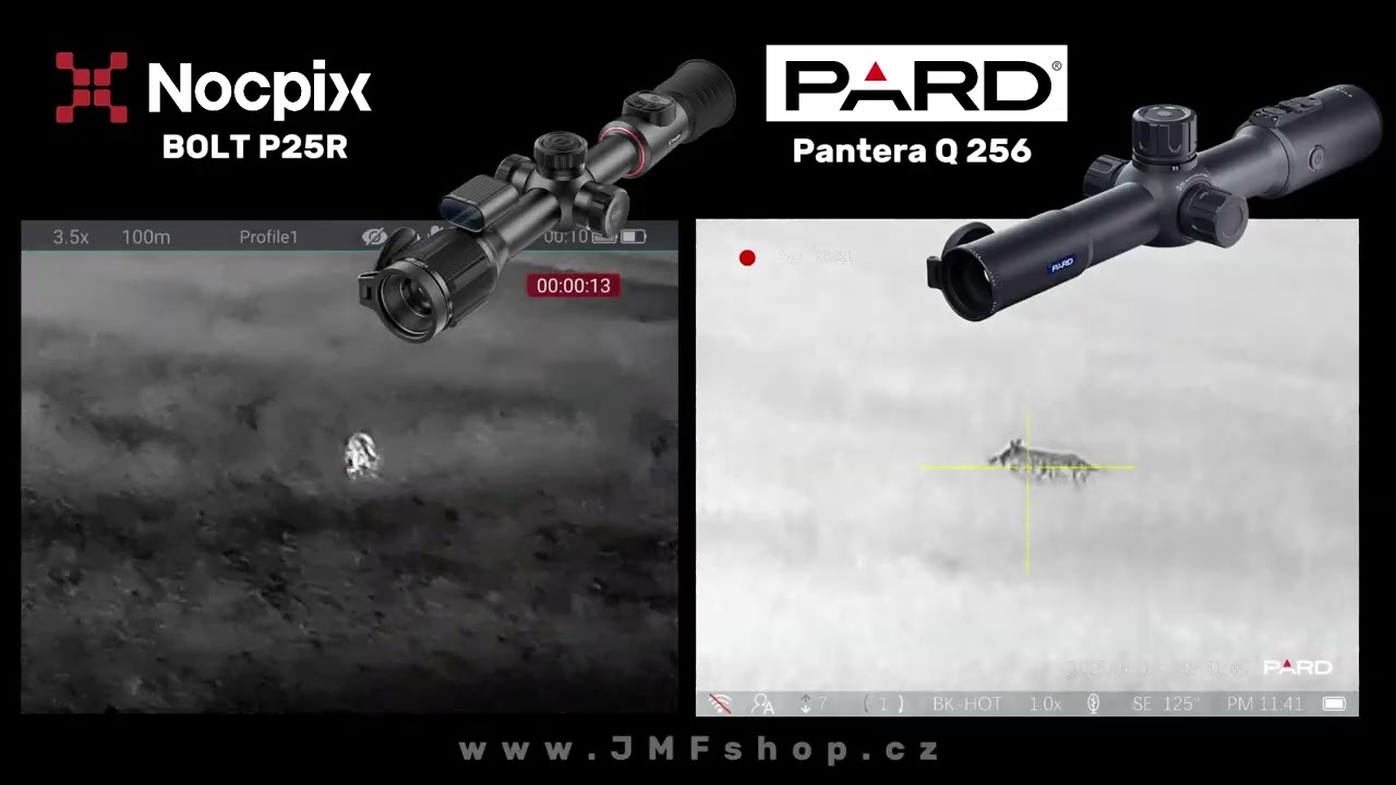 Nocpix BOLT P25R vs. PARD Pantera Q 256