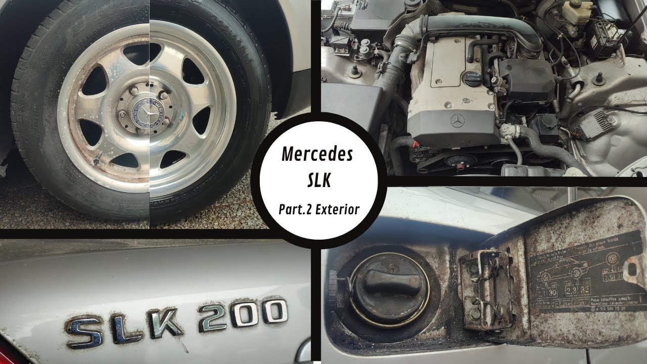Deep cleaning Mercedes Benz - Engine bay & exterior part.2