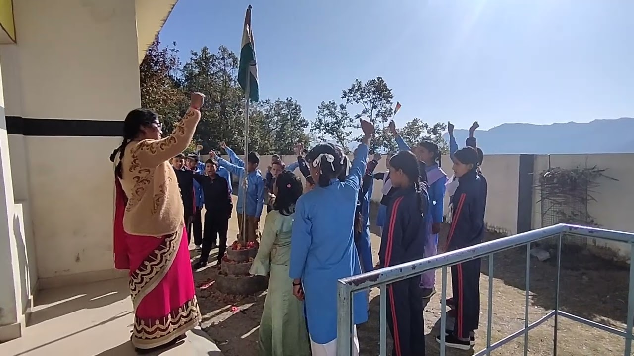 26 january पर नारे लगाते हुए।🇮🇳