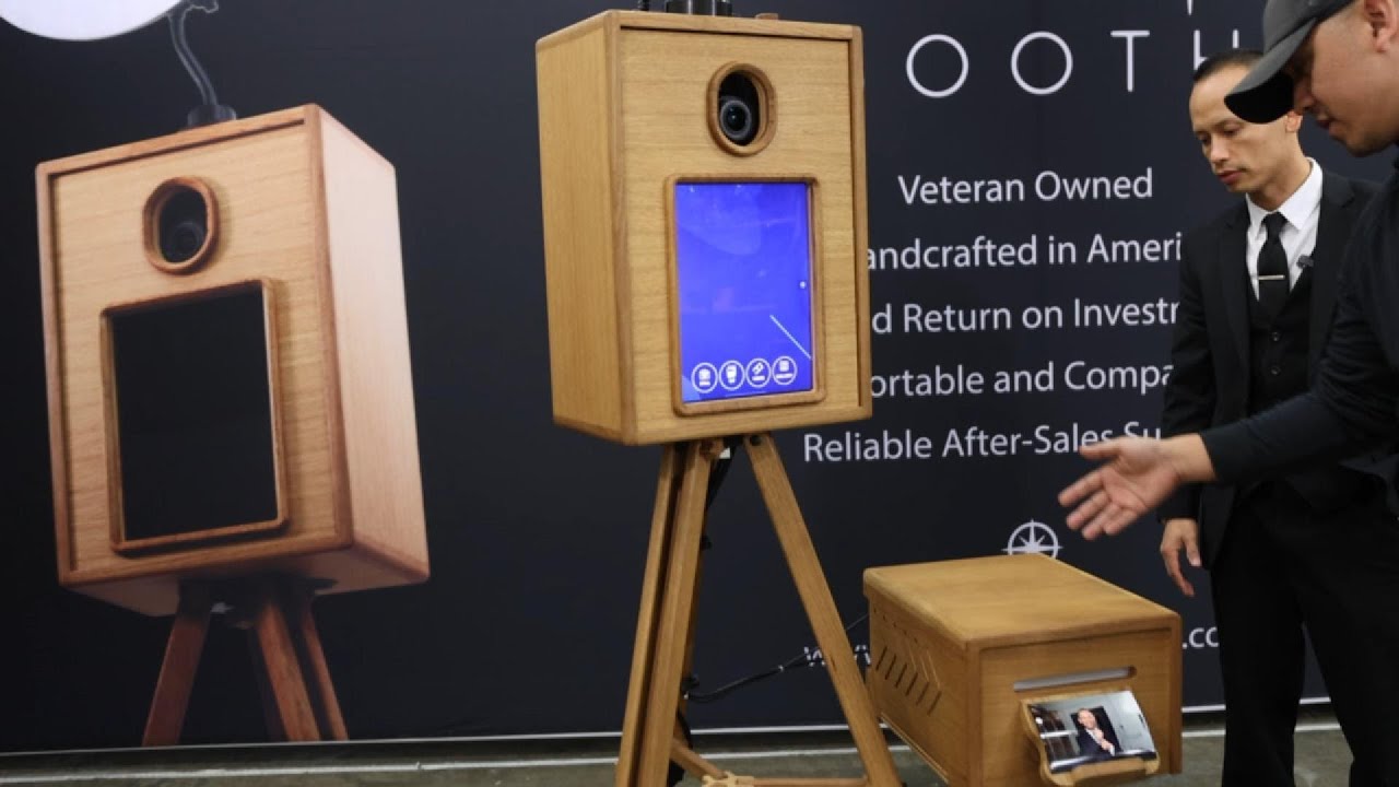 Modern Wood Photo Booth | Let's dive into the details | Photo Booth Rental Company