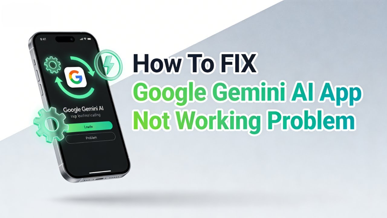 How To FIX Google Gemini AI App Not Working Problem