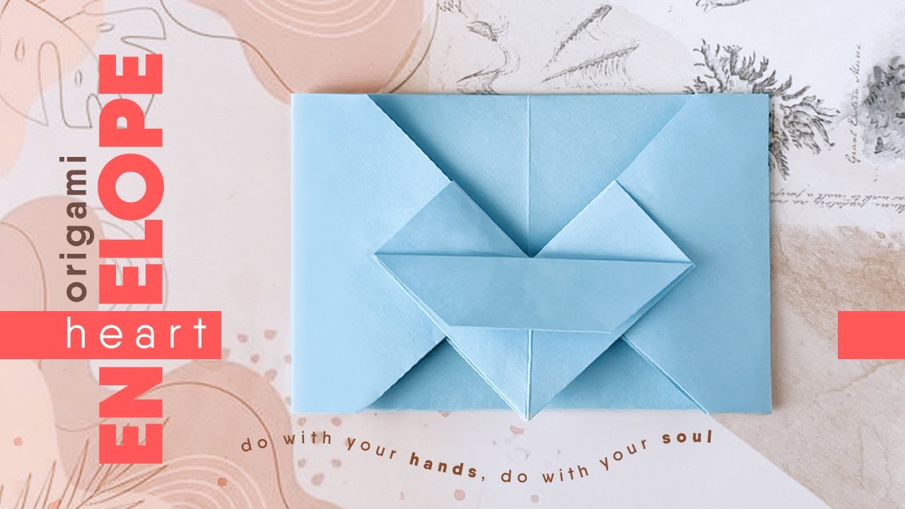 Origami Envelope with Heart | Original and Stylish Envelope Idea | Easy Tutorial