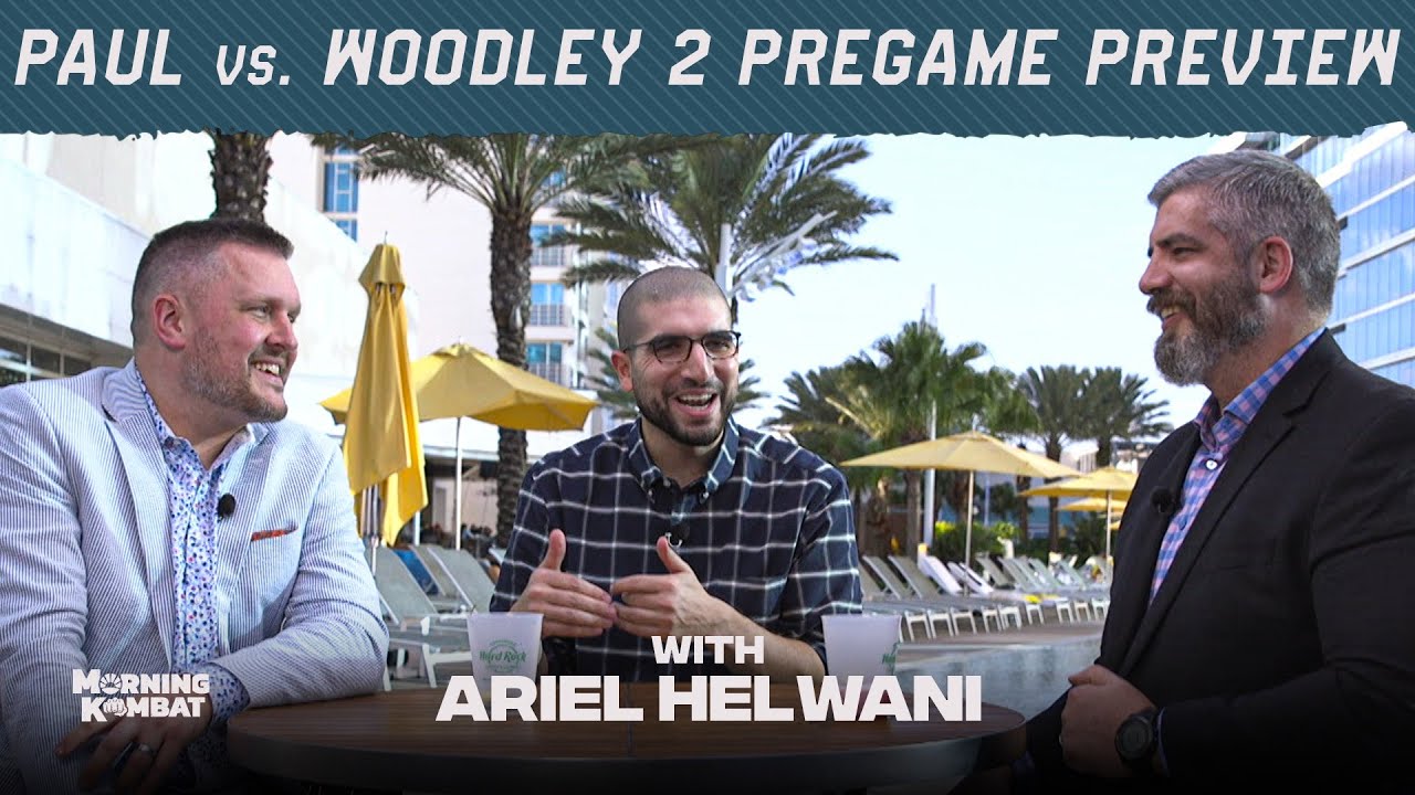 Jake Paul vs. Tyron Woodley II  Pregame Preview | Ariel Helwani | Morning Kombat
