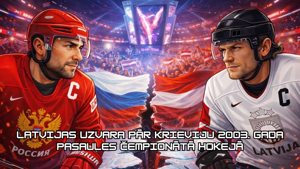 Latvijas Uzvara pār Krieviju 2003. gada Pasaules Čempionātā Hokejā #latvia