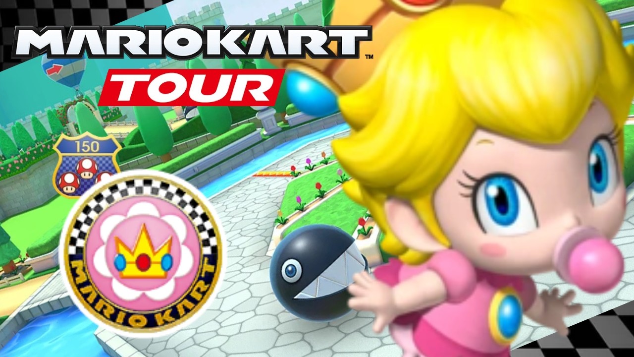 Mario Kart Tour Doctor Tour Baby Peach Cup Gameplay