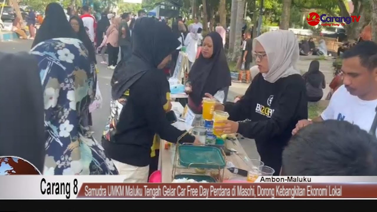 Samudra UMKM Gelar Car Free Day di Masohi, Dorong Kebangkitan Ekonomi Lokal