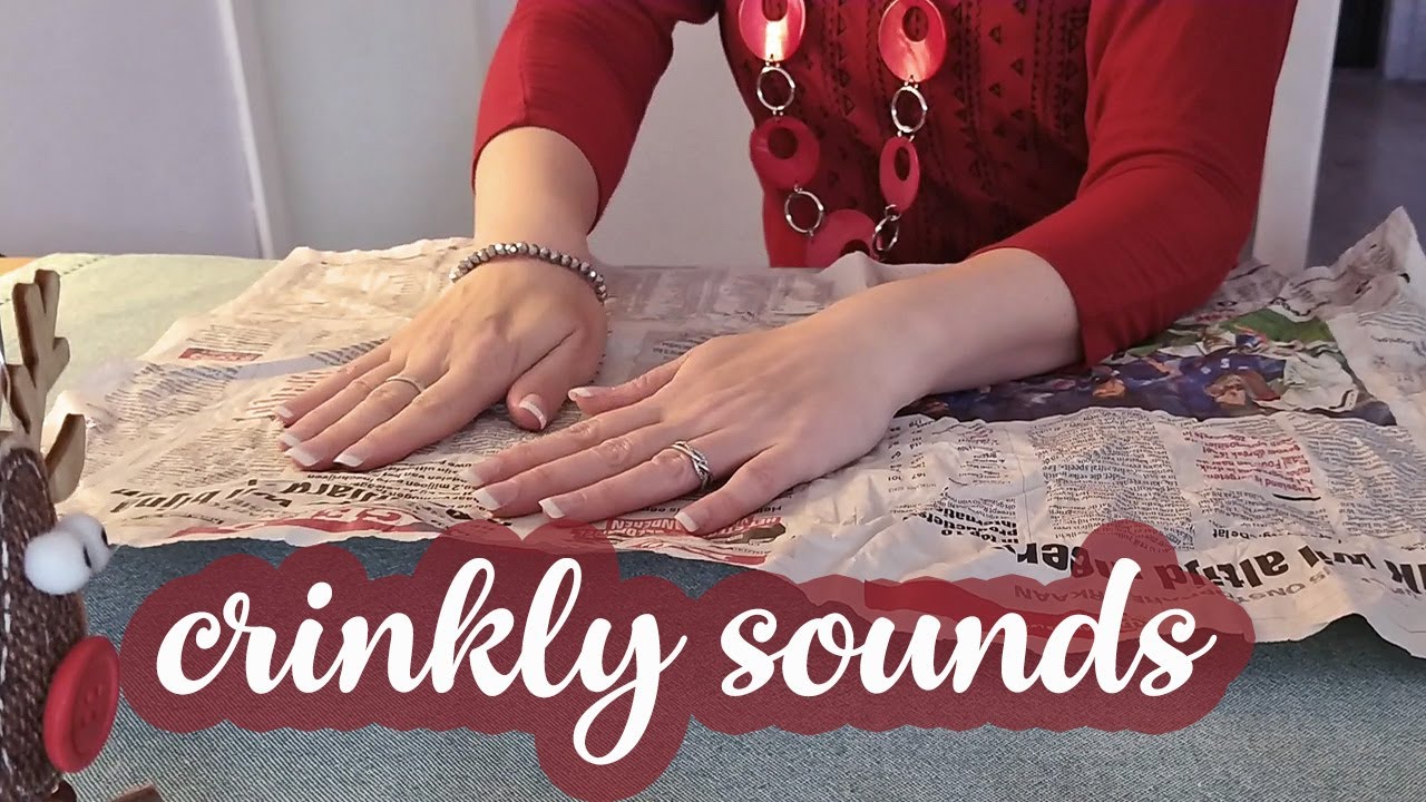 ASMR Page Smoothing & Turning &bull; Super Crinkly Water-Damaged Newspaper &bull; Tingles Deluxe!