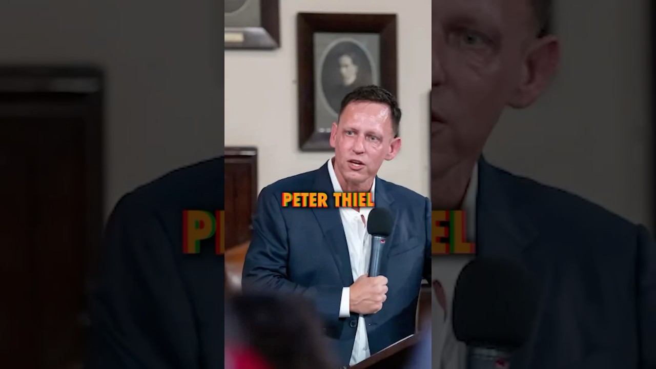 Peter Thiel lectures on the Antichrist?? #ninjasarebutterflies #peterthiel #antichrist #palantir