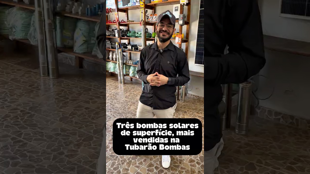 Top 3 Bombas Solares de Superf&iacute;cie, mais vendidas na Tubar&atilde;o Bombas!🦈🩵🥇🚀