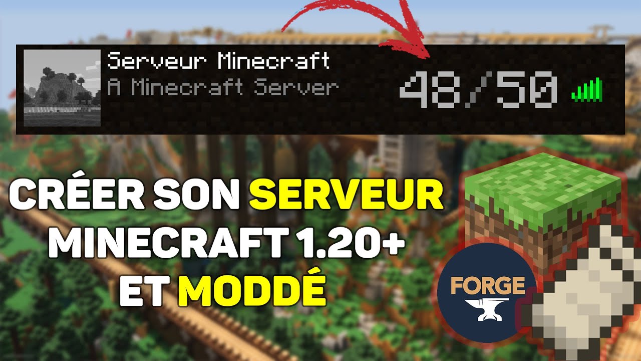 ✅ CRÉER un SERVEUR Minecraft GRATUIT, et jouer avec ses amis FACILEMENT