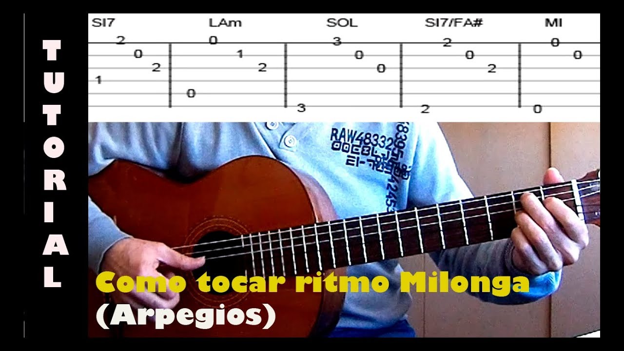 COMO TOCAR MILONGA - Arpegios
