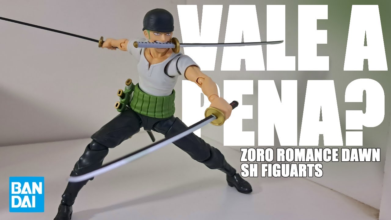 Vale a Pena? - Zoro Romance Dawn SH Figuarts - Unboxing e Review