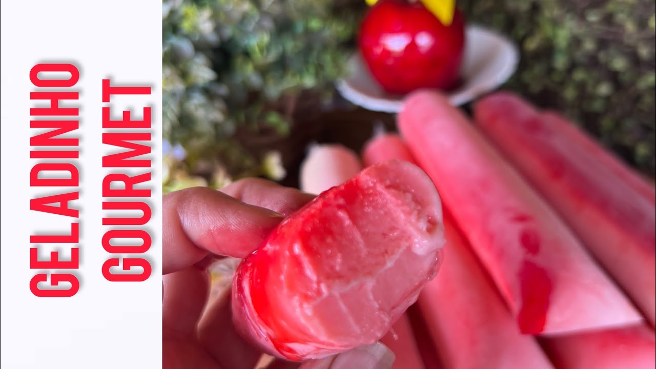 GELADINHO GOURMET MAÇÃ DO AMOR 🍎