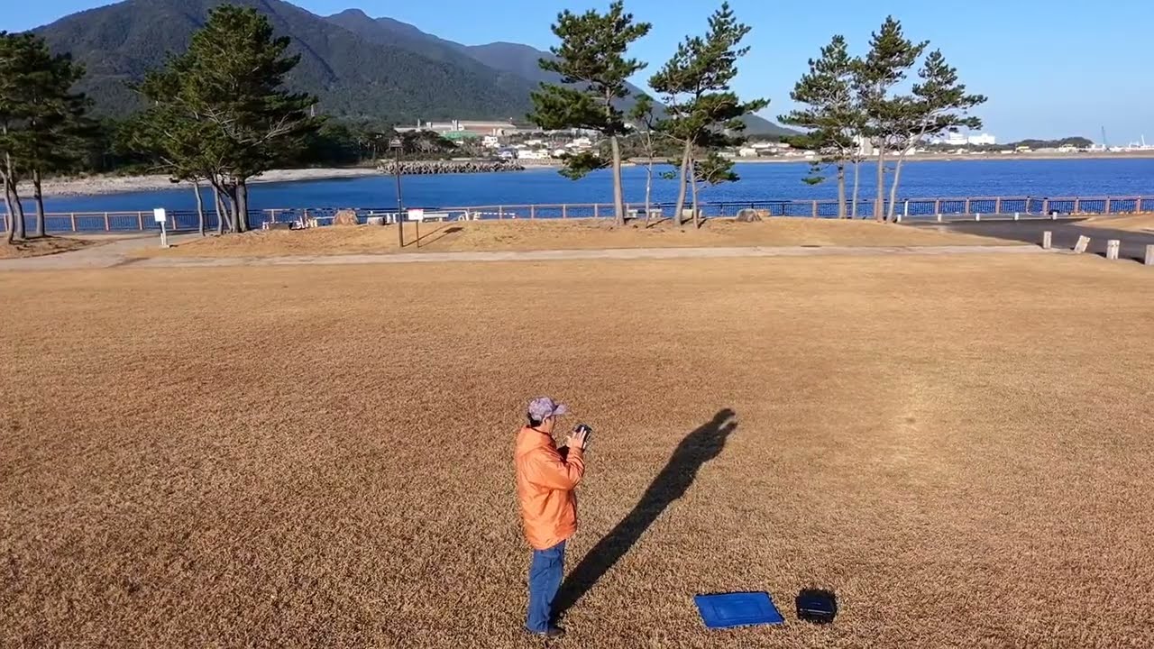 屋久島お天気どろーん（1/15）朝9時ごろ