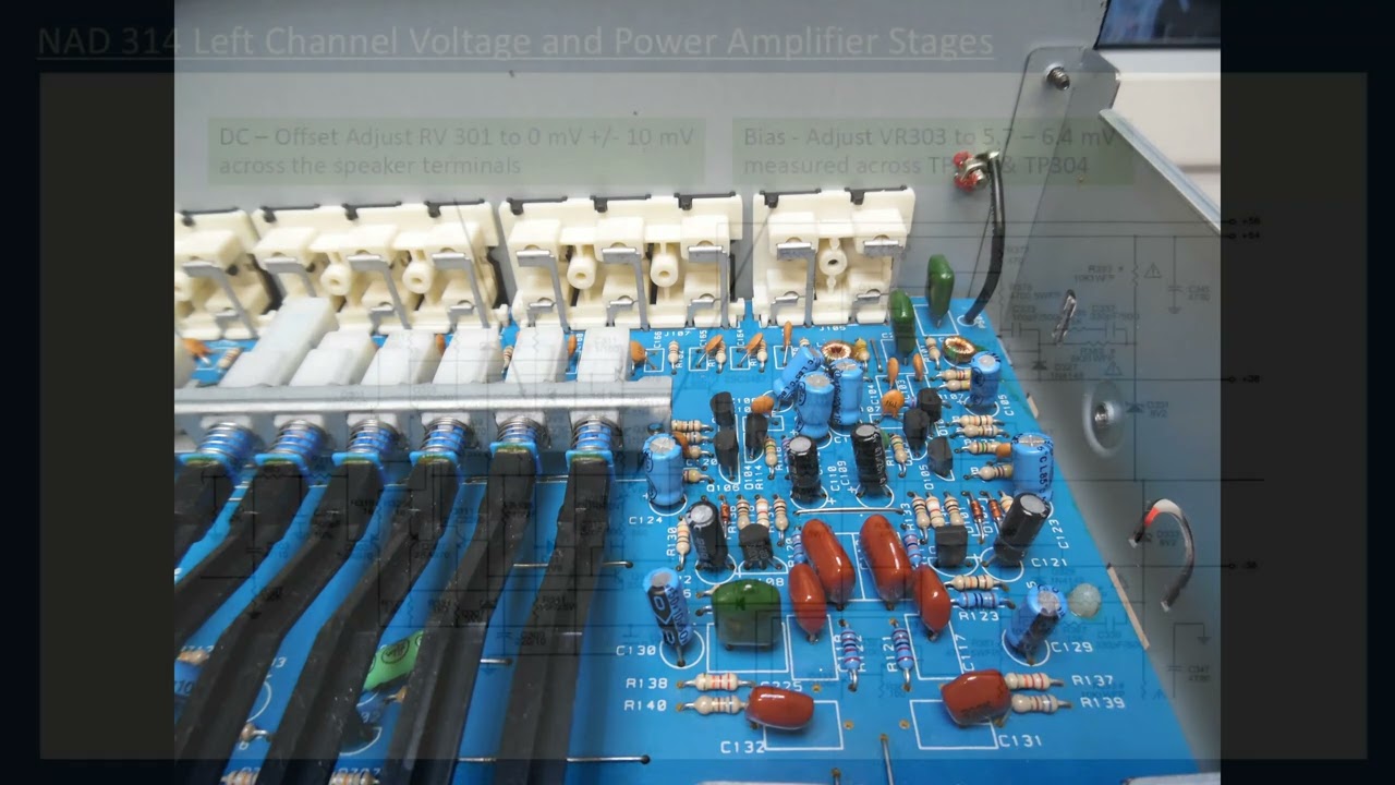 NAD 314 Amplifier Repair (With Audio Tutorial)