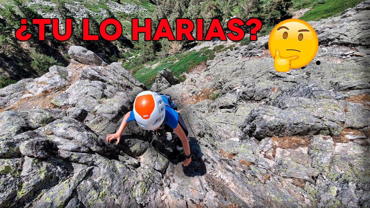 ESCALADA CLÁSICA con NIÑOS / VÍAS de VARIOS LARGOS / CRESTA