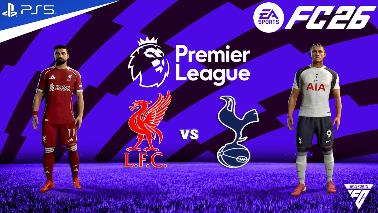 FC 26 - Liverpool vs Spurs - Premier League 25/26 Match - Authentic Gameplay | PS5™ 4K