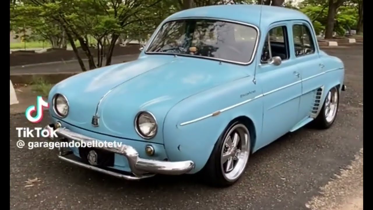 Renault Dauphine Gordini del 63 personalizado desde Brasil #dauphiné  #renault #classiccars #tunning