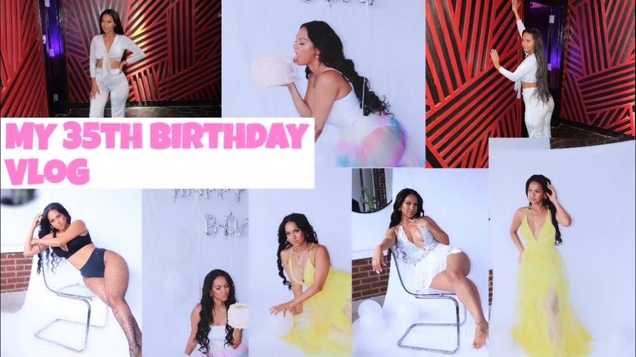 SPEND MY 35th BIRTHDAY WITH ME! | DINNER, SURPRISED PARTY, & OPENING PRESENTS 🎁 |BIRTHDAY VLOG...