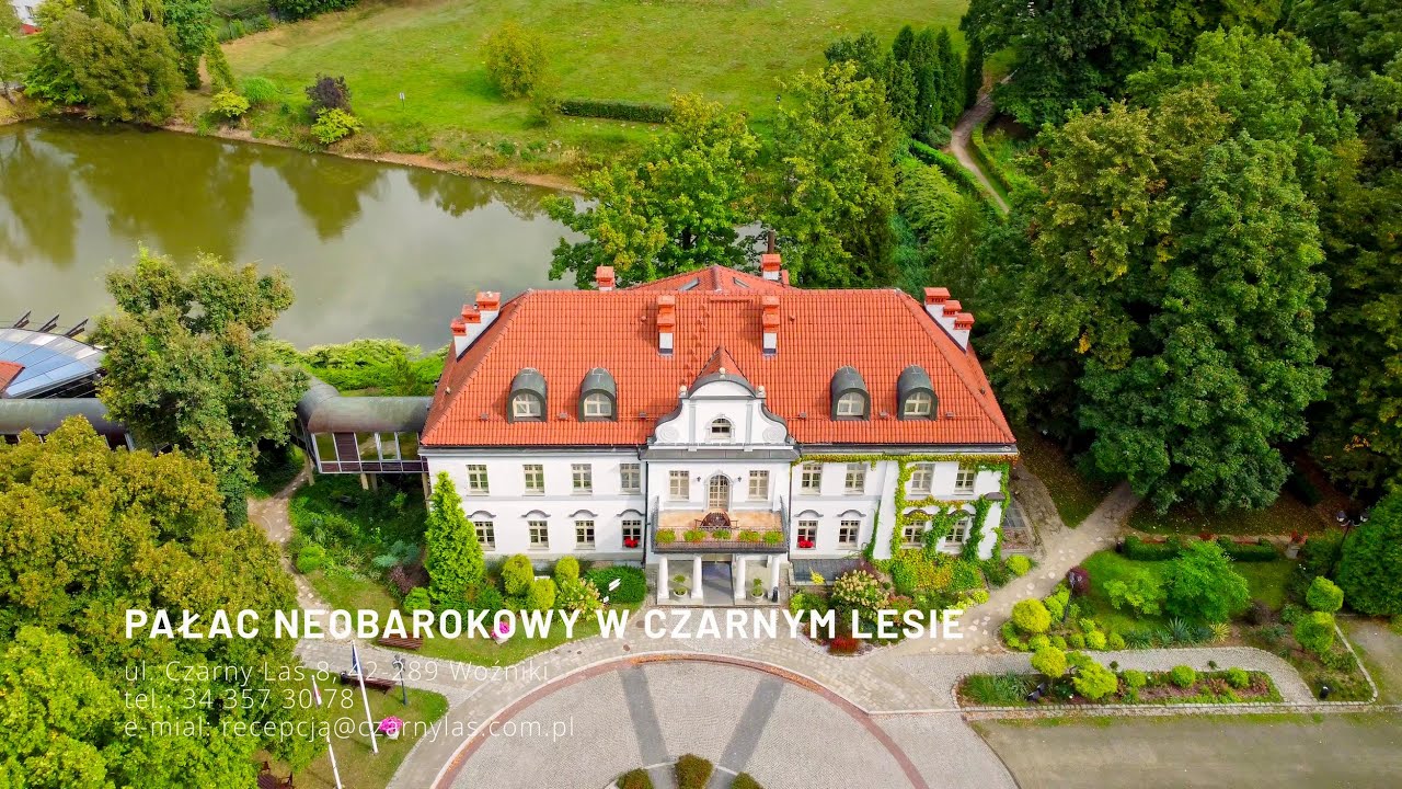 Pałac neobarokowy w Czarnym Lesie - Powiat Lubliniecki - przewodnik turystyczny