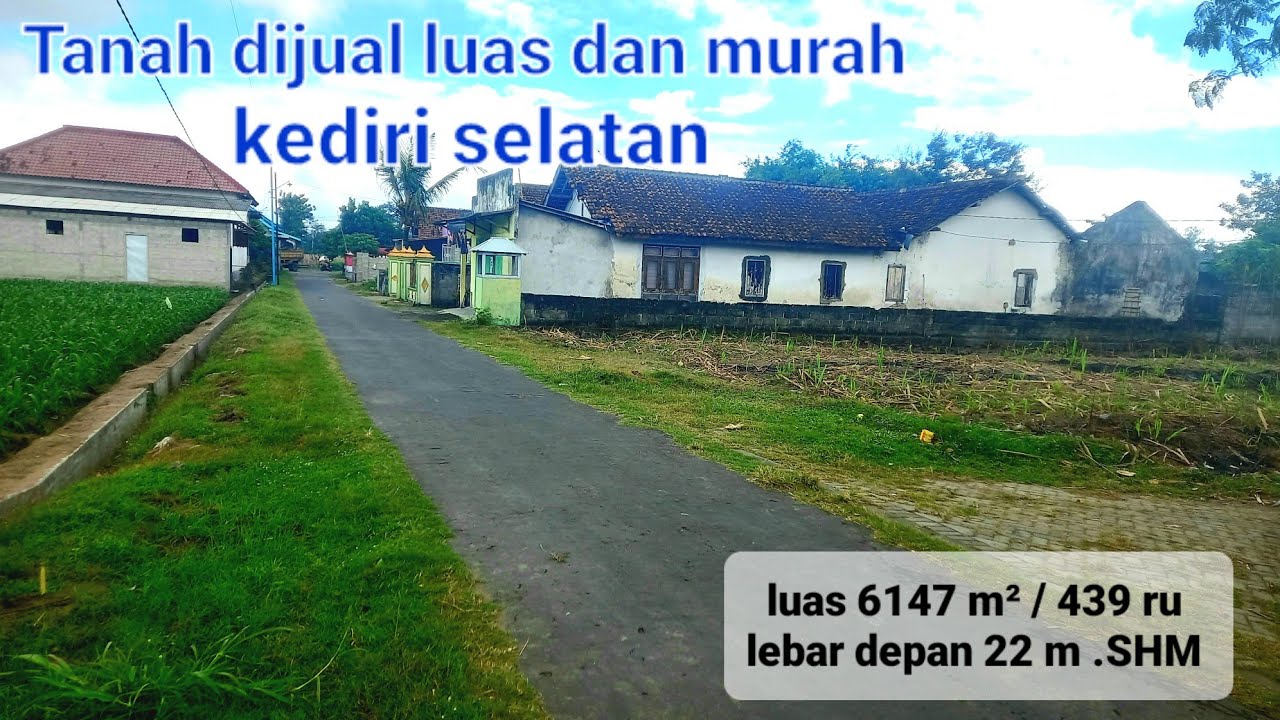 Tanah dijual luas dan murah kediri selatan ( 082194791760 )