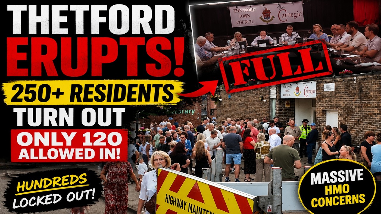 They Couldn't All Get In! Thetford Council Meeting Overwhelmed by HMO Protest