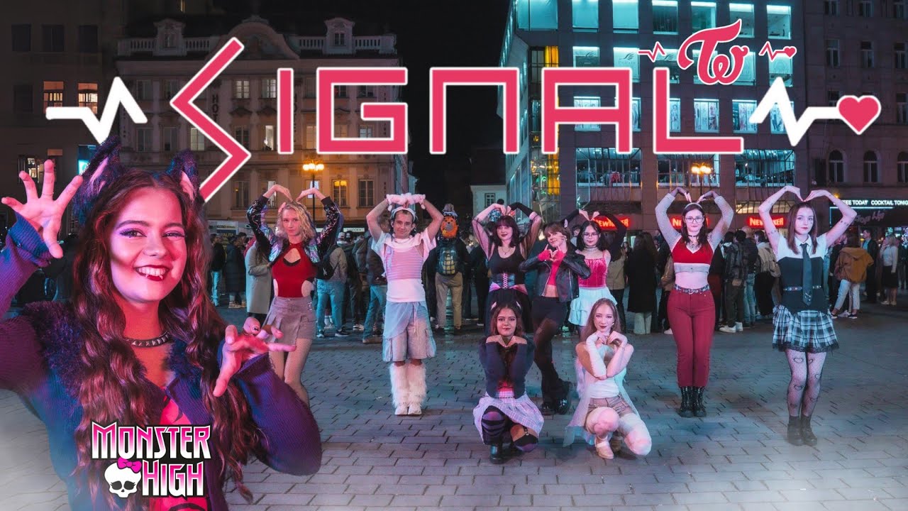 [KPOP IN PUBLIC | ONE TAKE | HALLOWEEN (Monster High ver.) ] TWICE (트와이스) - '' SIGNAL'' Dance cover