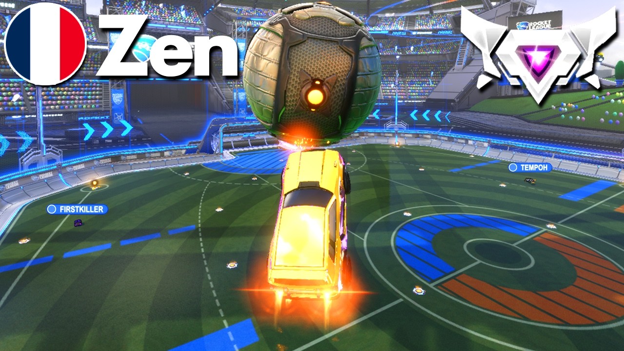 ZEN ASTOUNDING Rocket League Gameplay (SSL 2v2)
