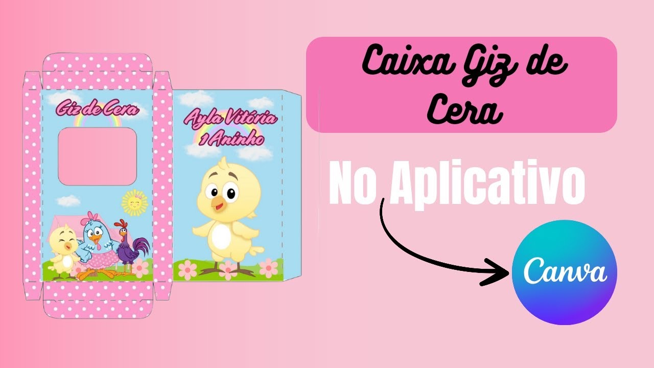Como Personalizar Caixa Giz de Cera Pelo Celular No Canva *MOLDE GRÁTIS*| Amanda Santos  #papelaria