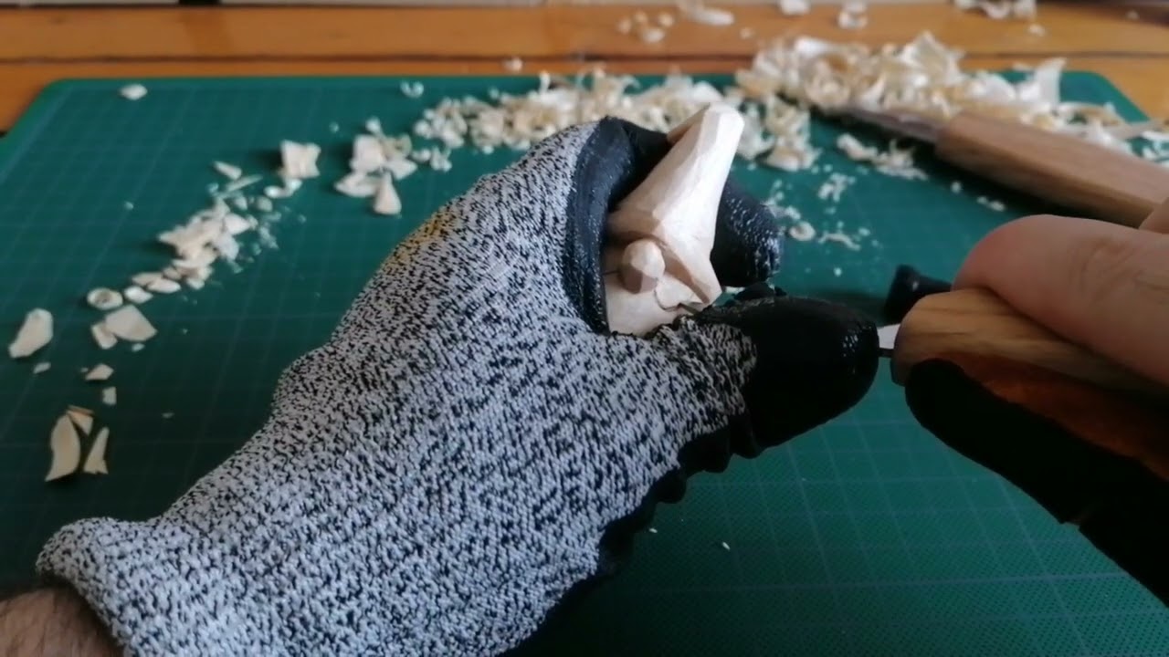 HOLZWURM Schnitzprojekt: Zwerg schnitzen (Kurzversion)