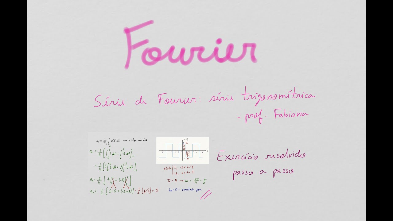 Série de Fourier - exemplo (série trigonométrica)